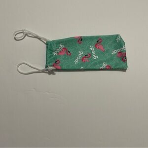 NWOT Goodr Flamingo Print Sunglasses Pouch